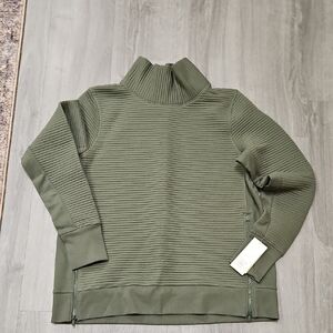 All in Motion Olive Green Ribbed Top